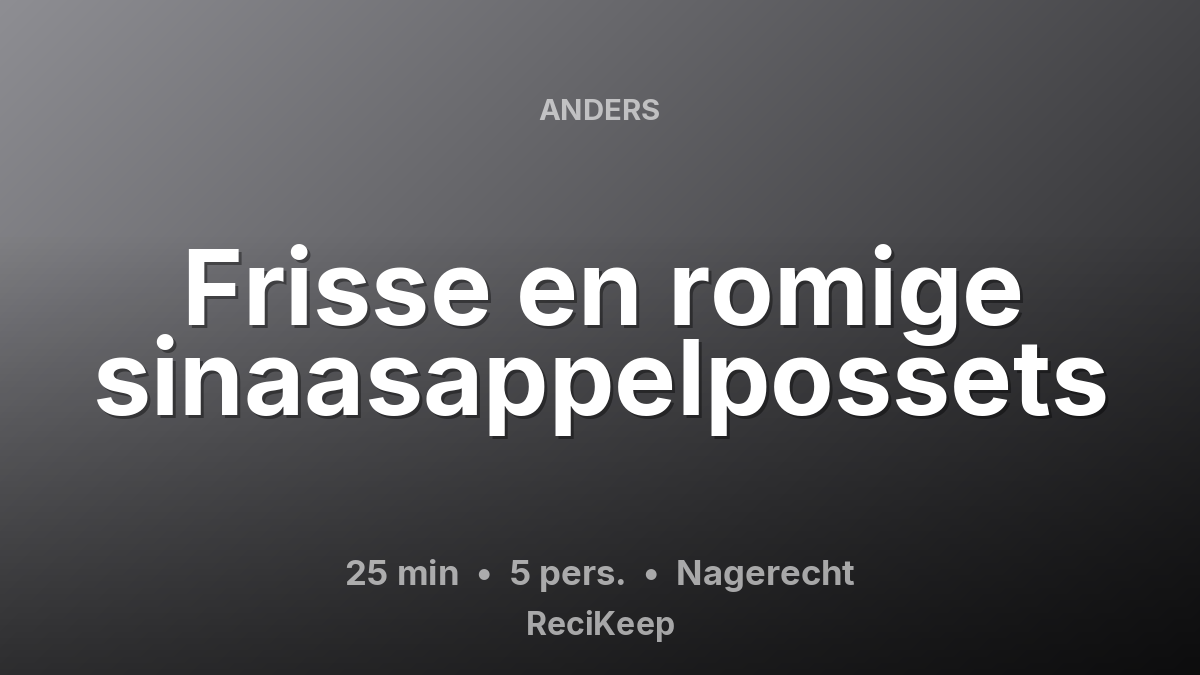 Receptkaart Frisse en romige sinaasappelpossets – Nagerecht