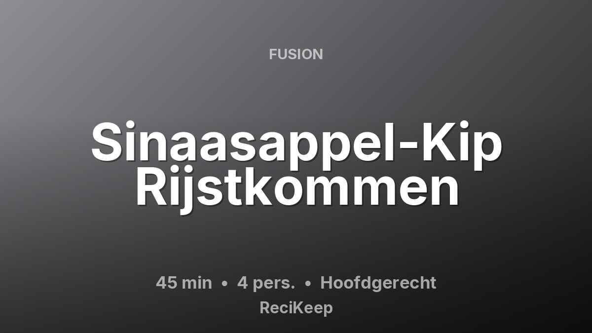 Receptkaart Sinaasappel-Kip Rijstkommen – Hoofdgerecht