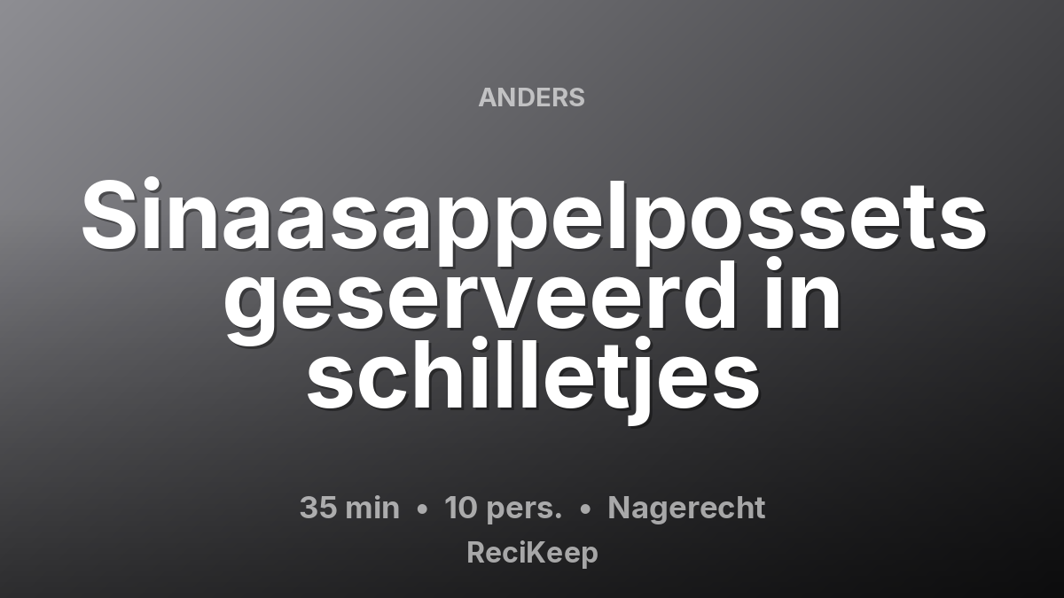 Receptkaart Sinaasappelpossets geserveerd in schilletjes – Nagerecht